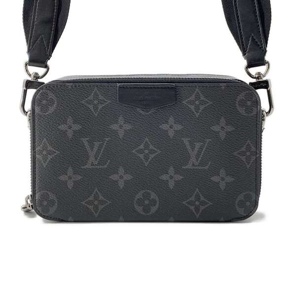 Louis Vuitton Handbags - Louis Vuitton Shoulder Bag Monogram Eclipse Black Alpha Wearable Wallet Black